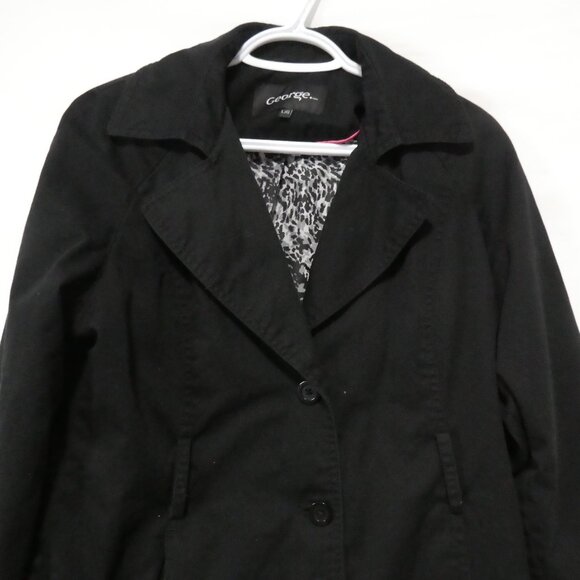 GEORGE | large | Elegant Black Three Button Jacket - Picture 4 of 16